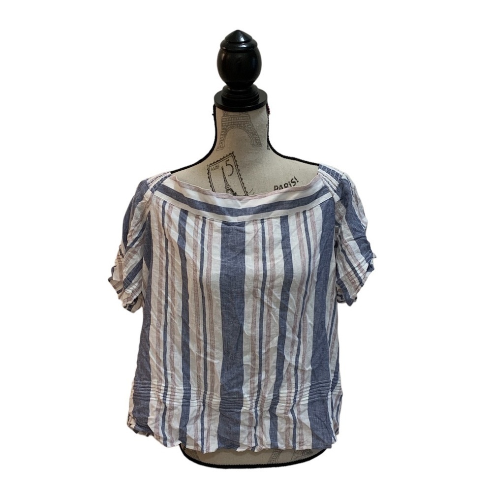 Reitmans XL Linen Blend Off Shoulder Blouse